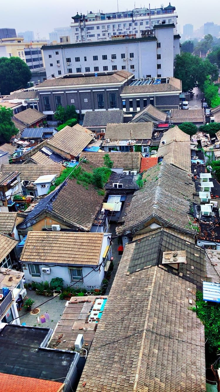 Vue de la chambre sur les Hutongs