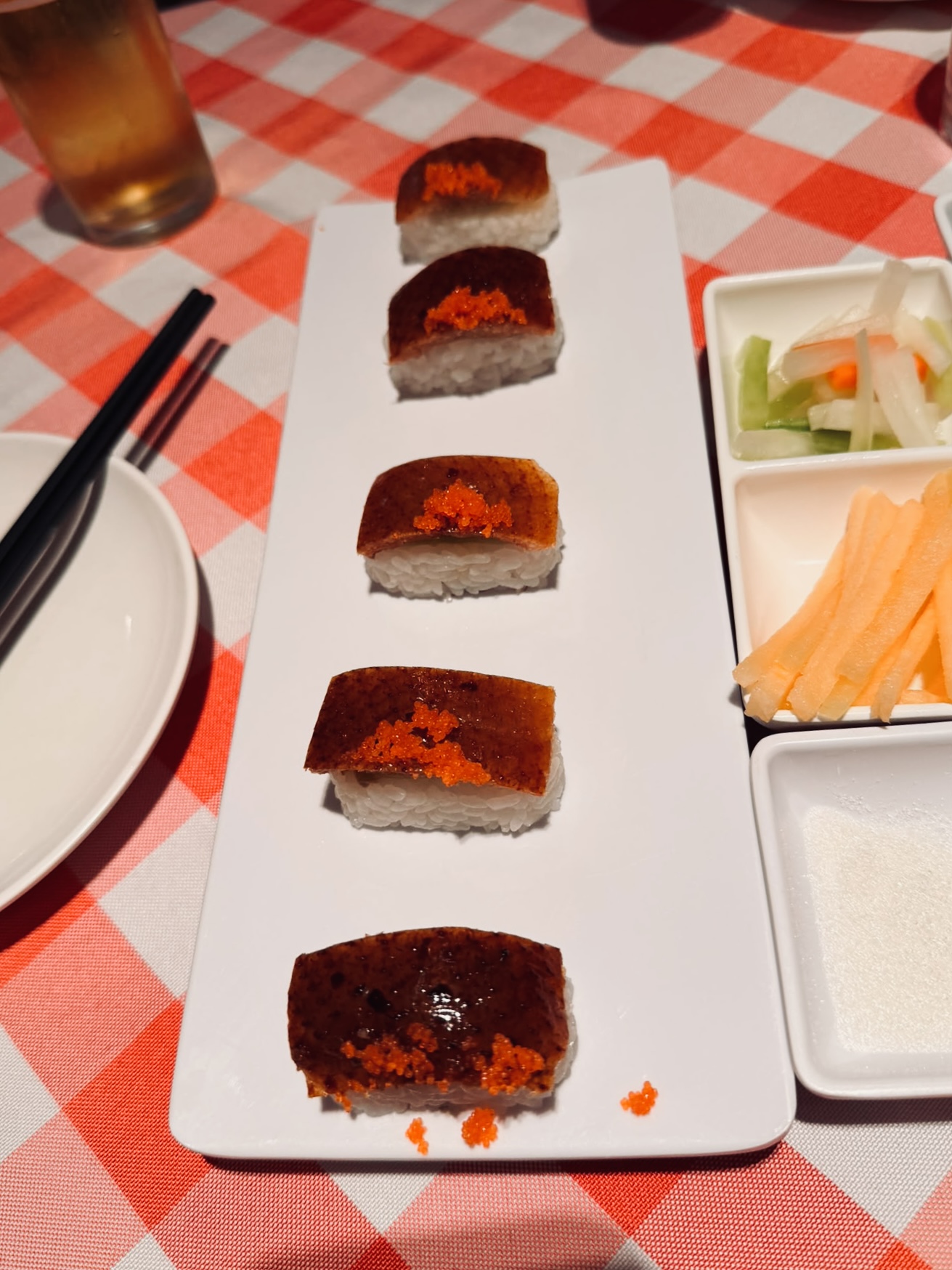 Peau de canard en entrée